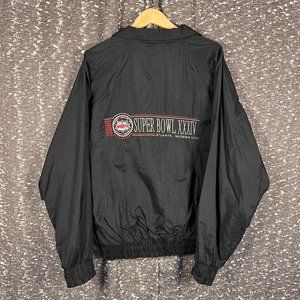 Vintage Tennessee‎ Titans 2000 Super Bowl Windbreaker Jacket AFC Champs NFL